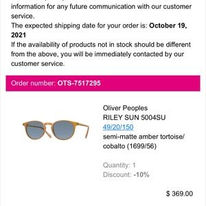 Oliver Peoples Riley sunglasses
